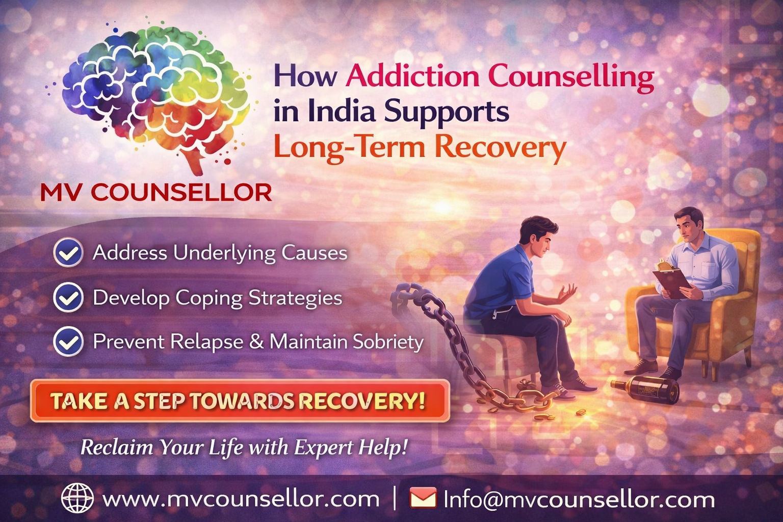 How Addiction Counselling in India Supports Long-Term Recovery